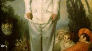 Antoine Watteau Pierrot antiguamente llamado Gilles  cristinadelrossoblogspotcom [upl. by Asinet]