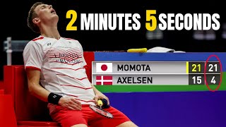 Shortest Badminton Game of the Decade [upl. by Annahsed631]