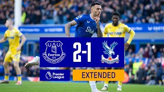 EXTENDED HIGHLIGHTS EVERTON 21 CRYSTAL PALACE [upl. by Ytteb]