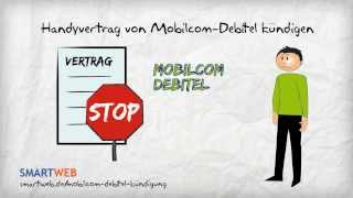 Mobilcom Debitel Vertrag kündigen [upl. by Gerhardt]