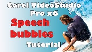 Corel VideoStudio Pro x6 quick and easy speech bubbles [upl. by Lleznov703]