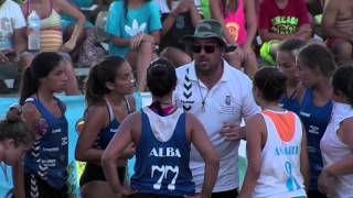 Bahía de Algeciras vs Pipocar  Final Cadete Femenina CE de Balonmano Playa 2015 [upl. by Kcirdneked]