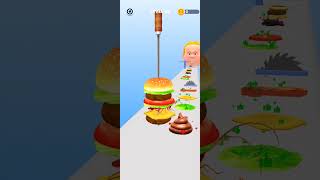 shorts  Burger X Run Game All Level Max🤯 gameplaygaming trendingviral youtubeshorts [upl. by Guido]