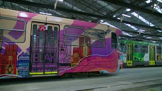 2023 Melbourne Art Trams—Rubii Red [upl. by Blunt245]