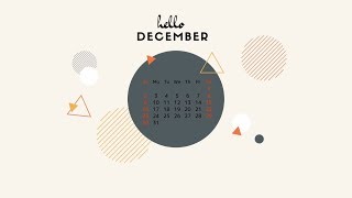 2018 December Calendar Printable With Holidays [upl. by Irmo]