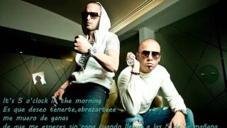 Wisin amp Yandel ft T Pain  5 OClock letra [upl. by Ahsropal32]