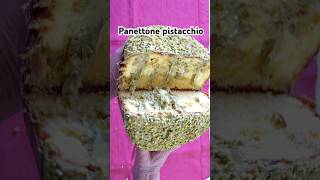 Panettone pistacchio panettone pistacchio natale dolce ricetta foodblogger shorts short [upl. by Narmi]