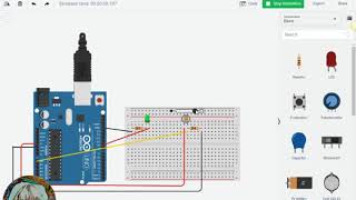 Tinkercad photoresistor [upl. by Millian]