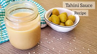 Tahini Sauce  Shawarma Sauce  Best for Salad dressing Tahini paste [upl. by Schalles]