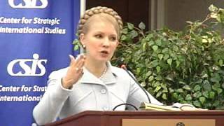 Julia Tymoshenko quotUkraine At Political and Economic Crossroadsquot [upl. by Tris]