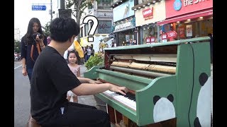 Street Piano Performance  Pirates of the Caribbean OST [upl. by Yelnek]