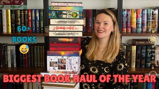 October Book Haul  BIGGEST BOOK HAUL OF THE YEAR [upl. by Ahsita]