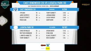 East Ringwood 2XI v Lusatia Park 1XI [upl. by Reede829]