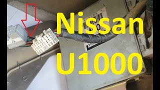 Causes and Fixes Nissan U1000 Code CAN Communication Line Signal Malfunction [upl. by Buckingham]