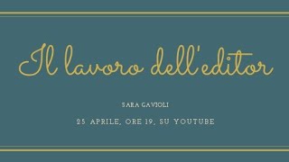 Il lavoro delleditor  Live [upl. by Navnod]