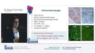 DiagnosticdesAmylosesdelanatomopathologieàlaprotéomique Magali Colombat [upl. by Nathan]