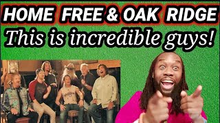 Mind blowing  HOME FREE ELVIRA ft OAK RIDGE BOYS REACTION [upl. by Irrak187]