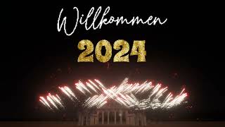 Willkommen 2024 am Brandenburger Tor [upl. by Ashling]