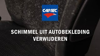 Schimmel uit autobekleding verwijderen  Cartec Interior Cleaner [upl. by Vitale701]