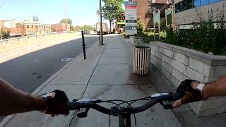 BIKING BOULEVARD DECARIE EXPRESSWAY MONTREAL [upl. by Elinad]