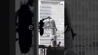 Robots Clean NYC Skyscraper Windows shorts [upl. by Adnoraj]