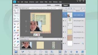 Getting Started In Digital Scrapbooking with Photoshop Elements 11 [upl. by Monarski]