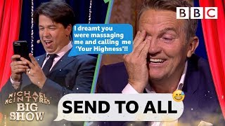 Bradley Walsh DESTROYED 😱 by Michael McIntyre’s nightmare text  Send To All [upl. by Bremble636]