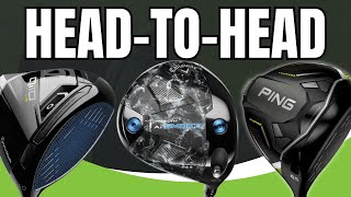 Callaway Ai Smoke vs TaylorMade Qi10 LS vs PING G430 Max DRIVER HEADTOHEAD [upl. by Chatwin]