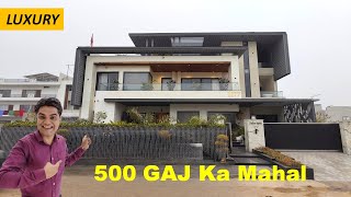 500 Gaj House Design with Garden and Pool  500 Sq Yard house Design  Luxury House Design [upl. by Zoilla]