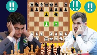 Aggressive Ending Chess Game  20 By Magnus Carlsen vs Nihal Sarin [upl. by Nomelif]