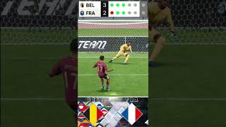 Belgio vs Francia Calci di Rigore  UEFA Nations League 2025 shorts penaltyshootout [upl. by Yob]