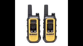 Dewalt DXFRS300 Rechargeable 2Way Radios For the Job Site [upl. by Eiclehc839]