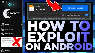 The New BEST Roblox Executor Cryptic Android Exploit 100 UNC KEYLESS NO CRASHES Undetected [upl. by Isabelle]