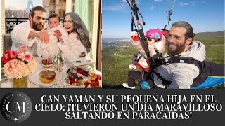 Can Yaman y su pequeña hija en el cielo ¡Tuvieron un día maravilloso saltando en paracaídas [upl. by Bonni]