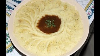 Mashed PotatoesampGravy by Seba Nagy  وصفة البطاطس المهروسة البيوريه لصبا محمود ناجي [upl. by Melesa]