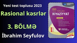 Yeni test toplusu Rasional kəsrlər 3 Bölmə yenitoplu rasionalkəsrlər [upl. by Nowed]