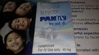 PAN  IV 4O mg injection use and side effects full hindi review company ALKEM LAB [upl. by Amir725]