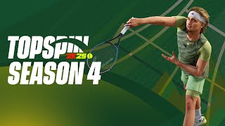 TopSpin 2K25 I Season 4 Trailer [upl. by Darlene]