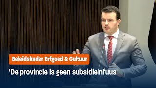 Cultuursubsidies verlagen erfgoed in stand houden  Harm Jan Polinder  Erfgoed en Cultuur [upl. by Ennairak]