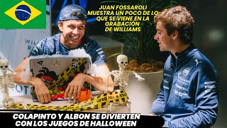 Colapinto y Albon se divierten con los juegos de Halloween en la previa de GP de Sao Paulo F1 radio [upl. by Aneala]