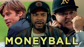 Filmmaker reacts to Moneyball 2011 for the FIRST TIME [upl. by Adlesirg]