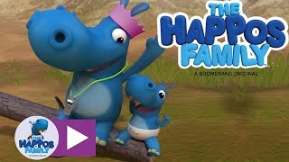 Party Happo and Baby Happo I Cartoon for Kids I The Happos Family [upl. by Ettenuj]