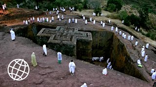 RockHewn Churches of Lalibela Ethiopia Amazing Places [upl. by Ramirolg]