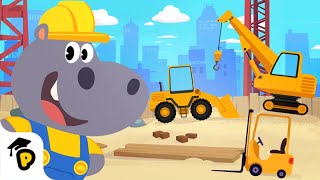 Bulldozers kranen en meer  Kinderfilmpjes  Dr Panda TotoTime Nederlands  S1  Dutch for Kids [upl. by Nnaer]