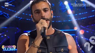 Sanremo 2024 Mengoni sul palco con Amadeus  La Volta Buona 06022024 [upl. by Aderb]