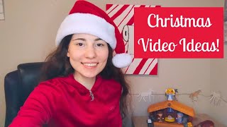 25 Christmas Video Ideas great for vlogmas [upl. by Hcirteid]