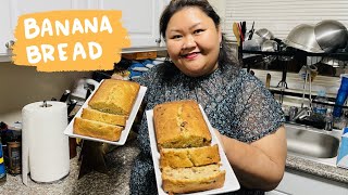 Simple amp Delicious Banana Bread Recipe  Home Cooking with Apple [upl. by Aleunam551]