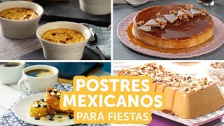 Postres mexicanos para fiestas  Kiwilimón [upl. by Ocirrej]