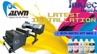 Allwin DTF Printer with Inktec DTF inks [upl. by Aciram978]