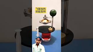 Flying saucer can rotate when heated [upl. by Tnerb]